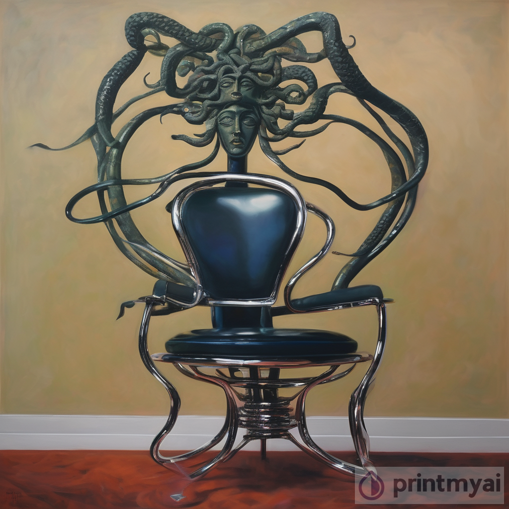 Modern Medusa on Wassily Chair