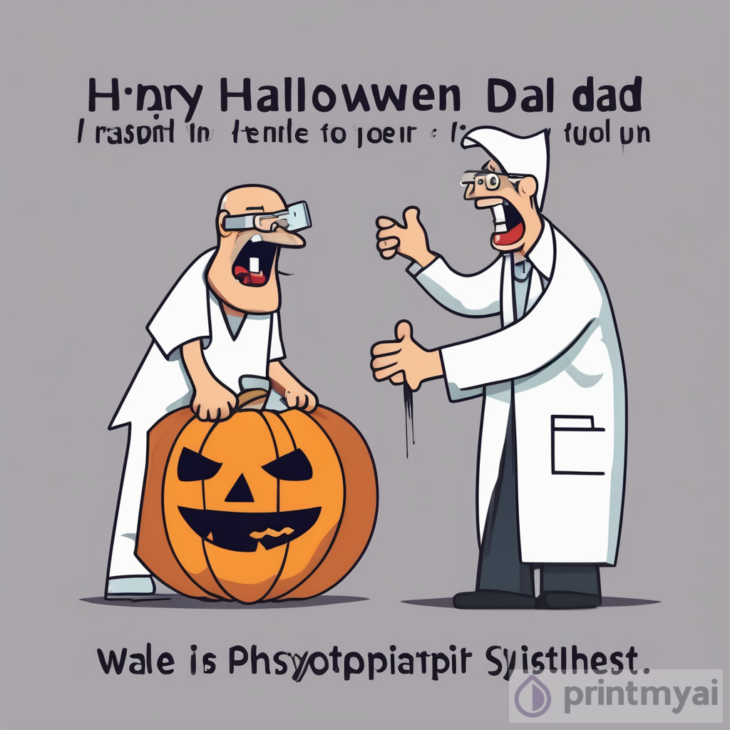 funny halloween dad joke designs for Physiotherapist