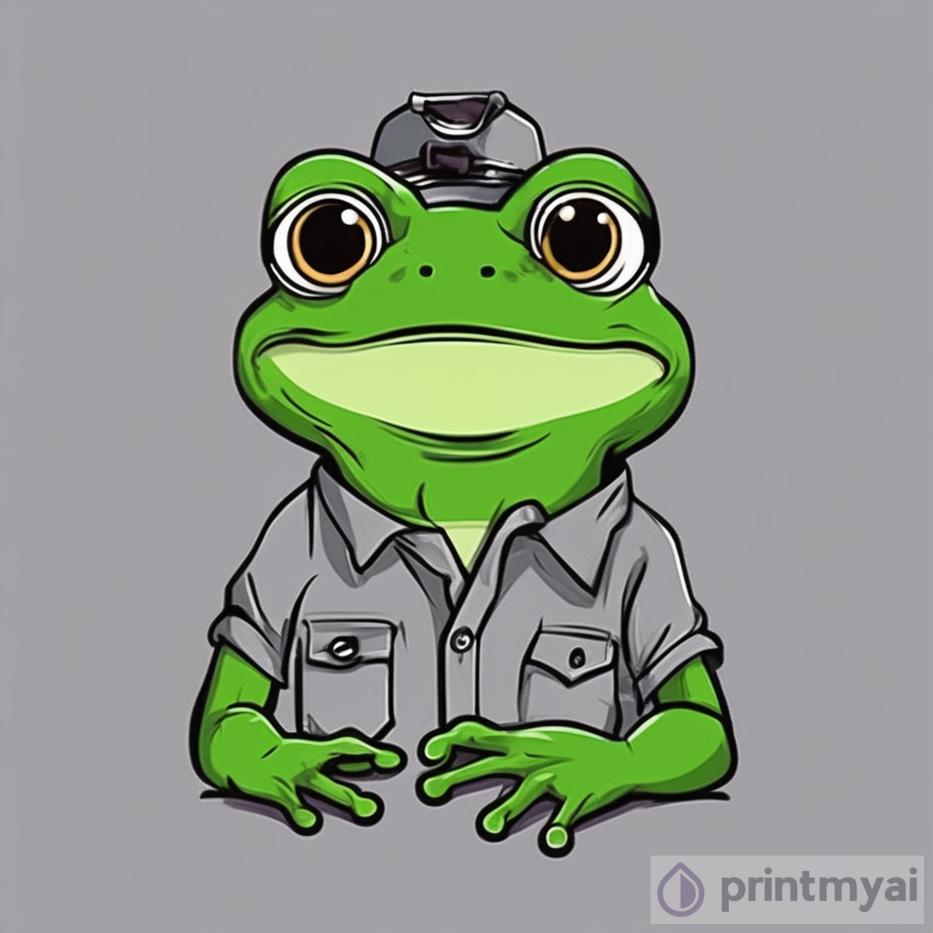 funny frog shirt design